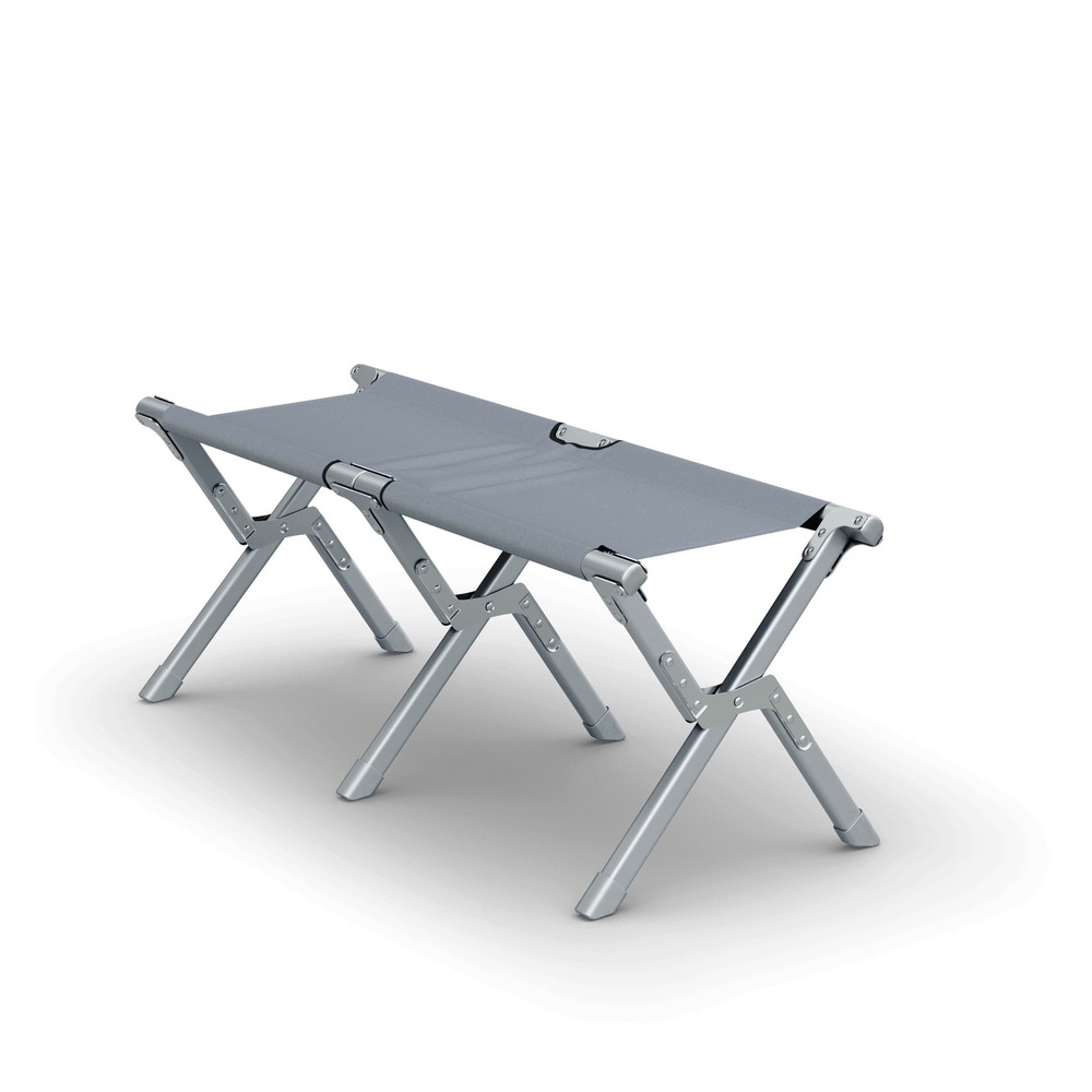 Dometic GO Compact Camp Bench Grey Foldable Aluminum Portable NWT